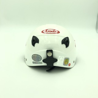 Mũ bảo hiểm trẻ em Andes 3S-108S ( trơn bóng ) Mũ bảo hiểm 1/2 đầu 5